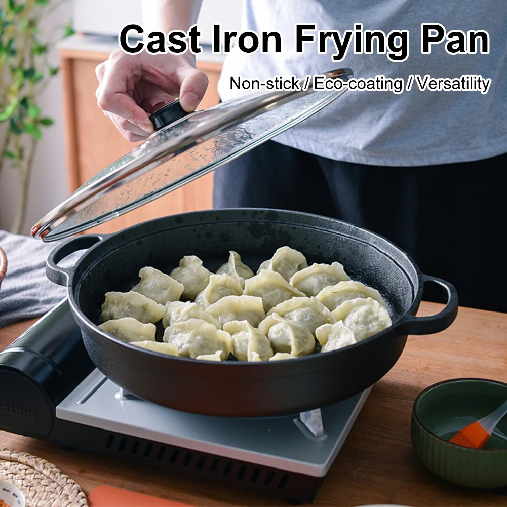 8.7/9.8/11/11.8inch Cast Iron  - огляд і ціна Camping Cooking Frying Pan