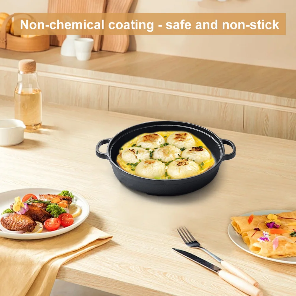 8.7/9.8/11/11.8inch Cast Iron  - огляд і ціна Camping Cooking Frying Pan