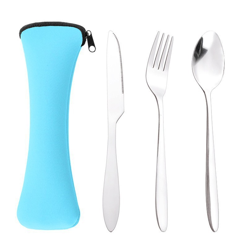 3Pcs/set Tableware Stainless S - огляд і ціна Camping Cooking Knife Set