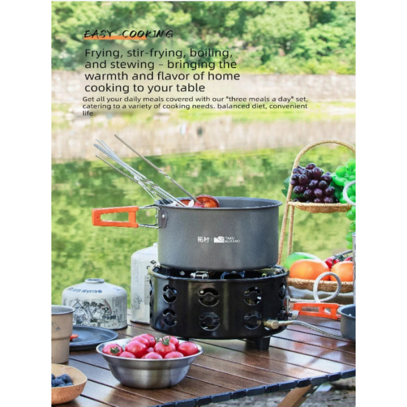 10 Pack Non Stick Camping Cook - огляд і ціна Camping Cooking Pack