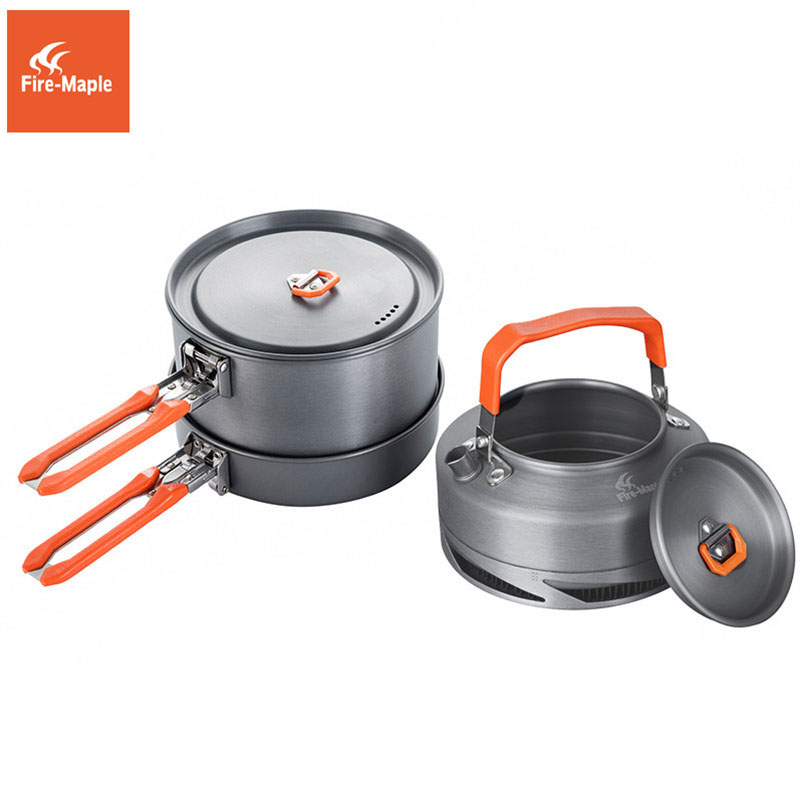 Fire Maple Camping Cookware Ut - огляд і ціна Camping Cooking Gear Set