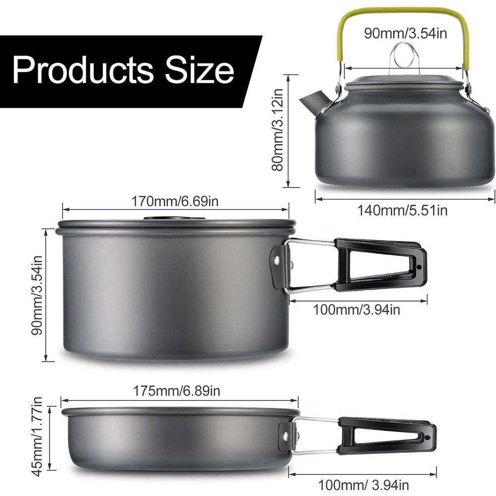 Outdoor camping cookware set m - огляд і ціна Camping Cooking Ware