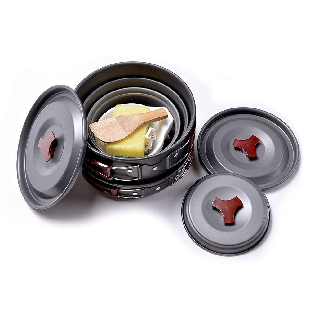 Outdoor Camping Cookware Kit N - огляд і ціна Camping Cooking Gear Set
