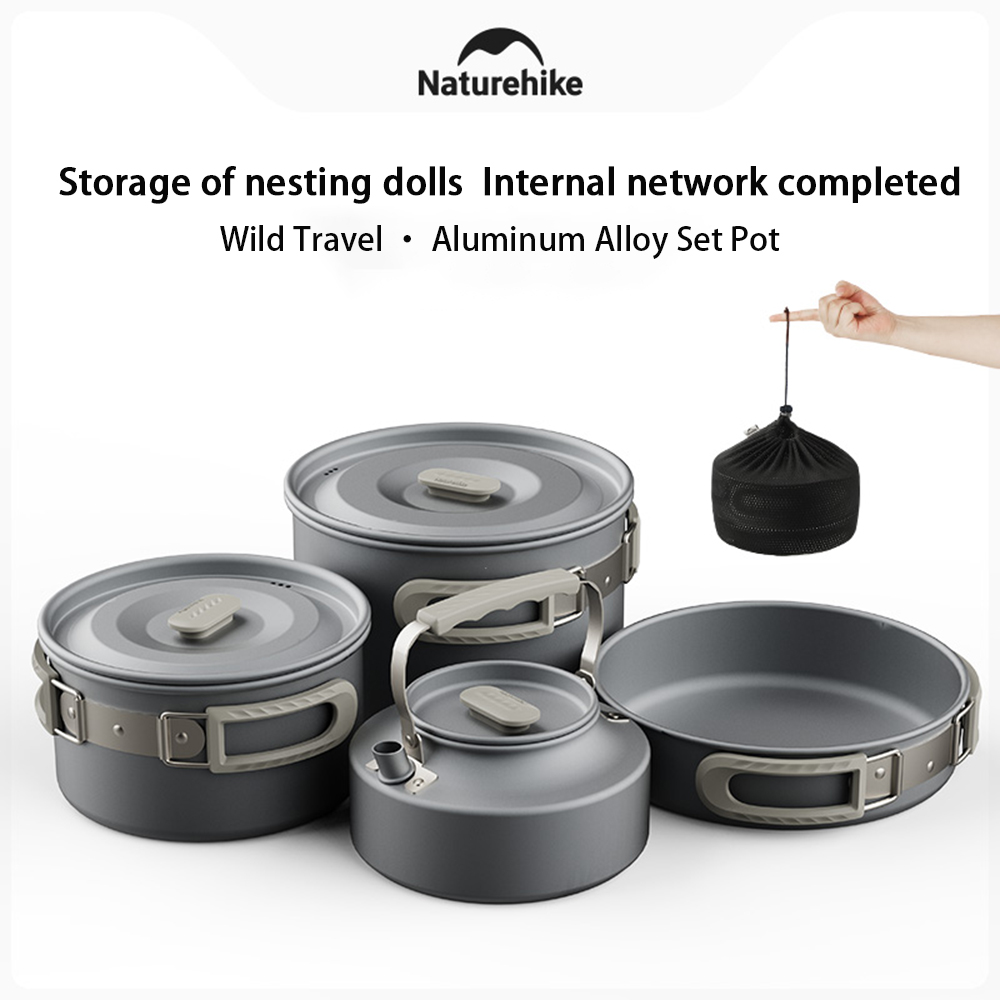 Naturehike Outdoor Pot Set,Cam - огляд і ціна Camping Cooking Gear Set